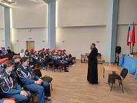 Духовная беседа в кадетских классах Электрогорской средней школы