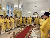 Соборное служение Архиереев Московской митрополии в Одинцово