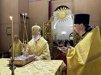 Соборное служение Архиереев Московской митрополии в Одинцово