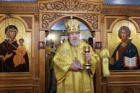 Архиерейское богослужение в храме Новомучеников и исповедников Орехово-Зуевских 