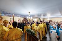 Архиерейское богослужение в храме Новомучеников и исповедников Орехово-Зуевских 