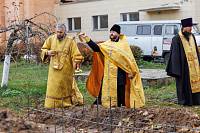 Молебен перед строительством Иверского храма при Психиатрической больнице №8 г. Орехово-Зуево