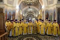 Соборное богослужение и братское совещание духовенства Лосино-Петровского благочиния