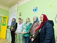 Открытие мастерской по изготовлению маскировочных сетей при Казанском храме села Казанское