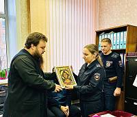 Поздравление участковых уполномоченных полиции в Павловском Посаде