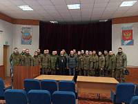 Рождественские встречи с сотрудниками полиции и военнослужащими в Павлово-Посадском благочинии
