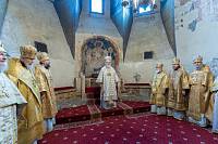 Патриаршее богослужение в Успенском соборе Московского Кремля