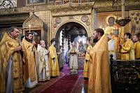 Патриаршее богослужение в Успенском соборе Московского Кремля