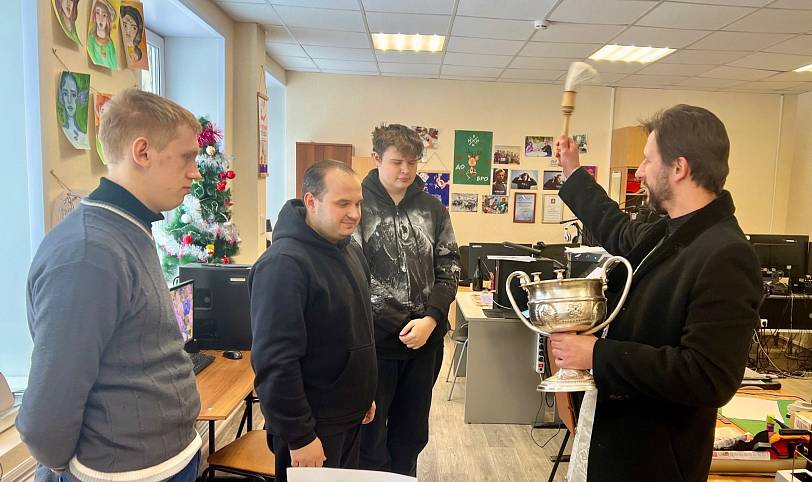 Освящение нового помещения творческого центра «Империя ремёсел»