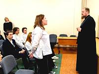 Духовная беседа в Щёлковской школе