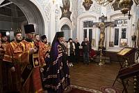 Архиерейское богослужение в Николо-Архангельском храме Балашихи 