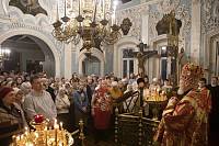 Архиерейское богослужение в Николо-Архангельском храме Балашихи 