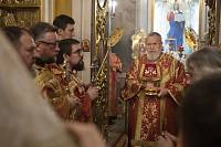 Архиерейское богослужение в Николо-Архангельском храме Балашихи 