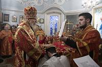 Архиерейское богослужение в Николо-Архангельском храме Балашихи 