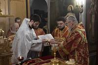 Архиерейское богослужение в Николо-Архангельском храме Балашихи 