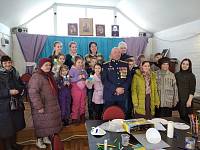 Встреча учеников воскресной школы с участником СВО в Ликино-Дулёве