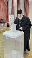 Епископ Балашихинский и Орехово-Зуевский Николай принял участие в выборах Президента России