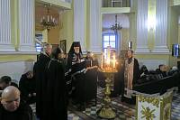 Чтение Великого покаянного канона преподобного Андрея Критского в Преображенском соборе Балашихи