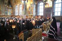 Чтение Великого покаянного канона преподобного Андрея Критского в Троицком соборе города Щёлково