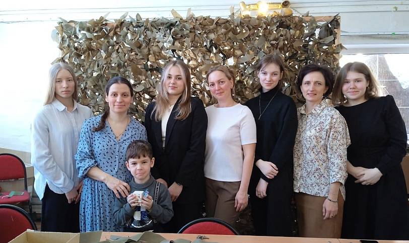 Встреча волонтёров с гимназистами в Ликино-Дулёве