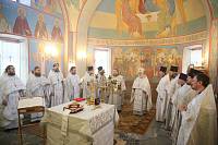 Отпевание священника Евгения Попова