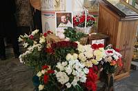 Отпевание священника Евгения Попова