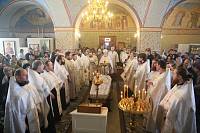 Отпевание священника Евгения Попова