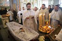 Отпевание священника Евгения Попова