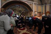 Чтение Великого покаянного канона преподобного Андрея Критского в Преображенском храме микрорайона Саввино