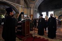 Чтение Великого покаянного канона преподобного Андрея Критского в Преображенском храме микрорайона Саввино