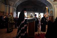 Чтение Великого покаянного канона преподобного Андрея Критского в Преображенском храме микрорайона Саввино