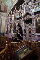 Чтение Великого покаянного канона преподобного Андрея Критского в Преображенском храме микрорайона Саввино