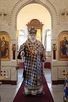 Архиерейское богослужение в храме Новомучеников и исповедников Балашихинских микрорайона Кучино 
