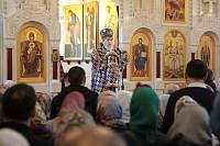 Архиерейское богослужение в храме Новомучеников и исповедников Балашихинских микрорайона Кучино 