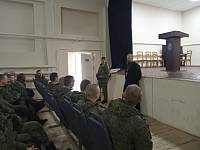 Беседа в 150-м батальоне ВДВ