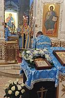 Всенощное бдение в Преображенском кафедральном соборе Балашихи