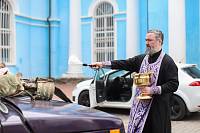 Освящение гуманитарной помощи от Оперативного штаба Балашихинской епархии