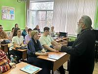 Родительское собрание со священником в школе Павловского Посада