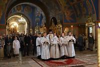 Архиерейское богослужение в Богоявленском соборе Ногинска 