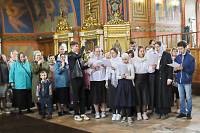 Архиерейское богослужение в Богоявленском соборе Ногинска 