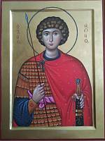 Освящение иконы великомученика Георгия Победоносца для защитников Отечества в Державном храме города Фрязино