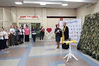 Освящение маскировочной сети и беседы о семье в Щёлковской гимназии №6