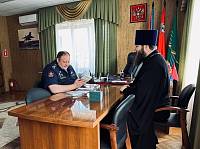 Рабочая встреча с военным комиссаром Павлово-Посадского городского округа