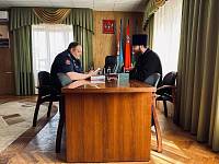 Рабочая встреча с военным комиссаром Павлово-Посадского городского округа