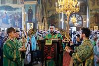 Архиерейское богослужение в Богородицерождественском соборе Орехово-Зуева
