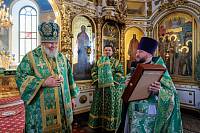 Архиерейское богослужение в Богородицерождественском соборе Орехово-Зуева