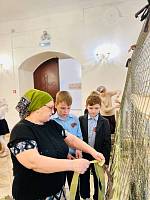 Экскурсия школьников в Казанский храм города Павловский Посад