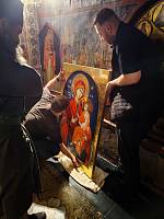Принесение Иконы Божией Матери «Скоропослушница» со святой горы Афон в Никитский Бывалинский женский монастырь