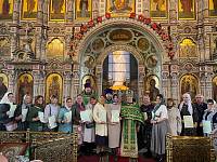 Выпуск Библейско-богословских курсов в Троицком соборе города Щёлково