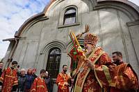 Престольный праздник в Георгиевском храме города Павловский Посад 